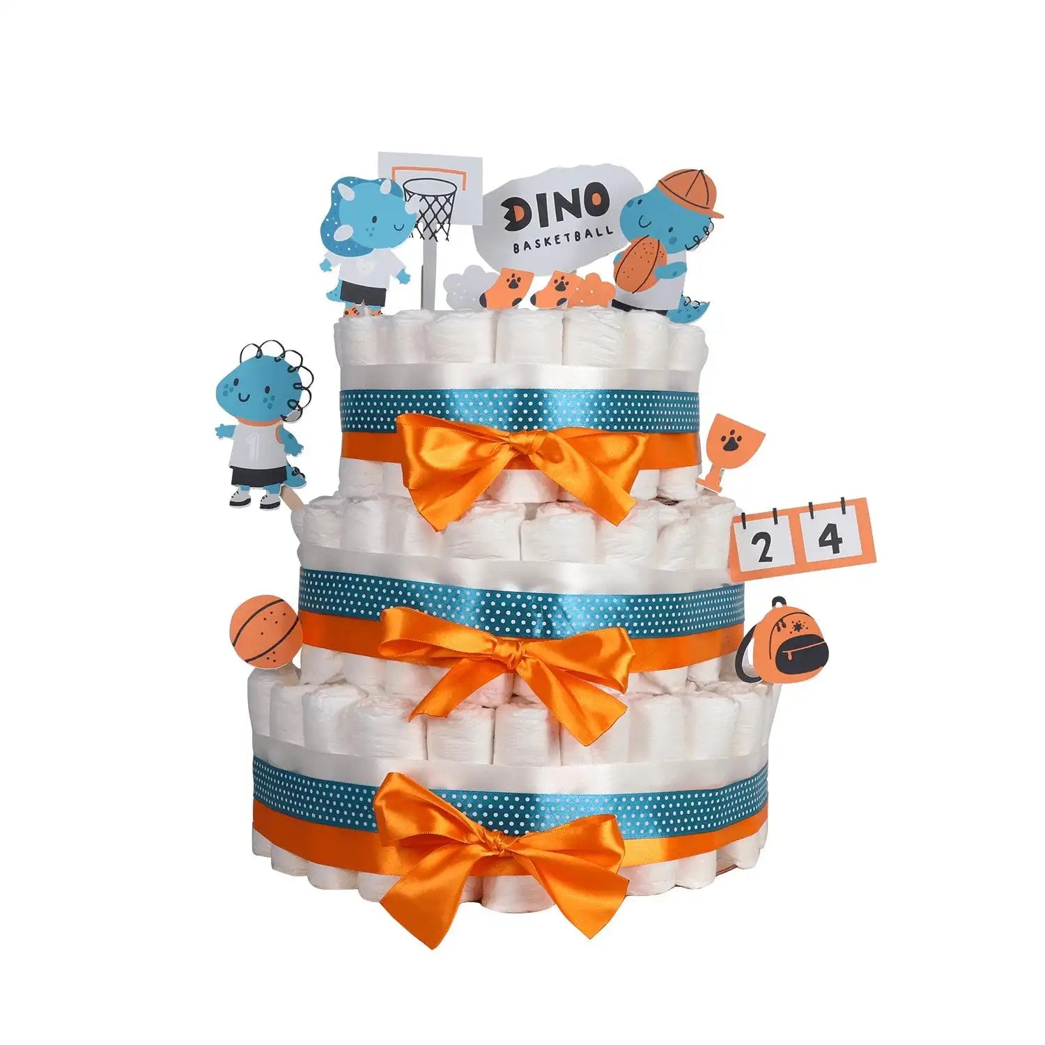 Basketball store diaper cake