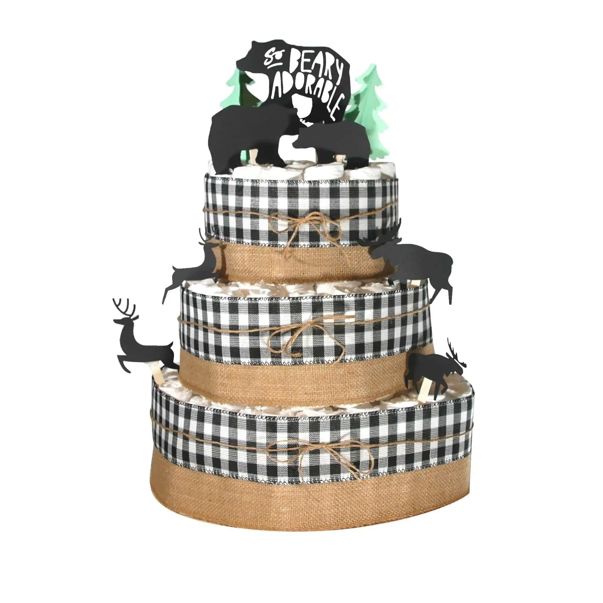 Woodland Diaper Cake Kit My Diaper Cake DIY Craft – MyDiaperCake