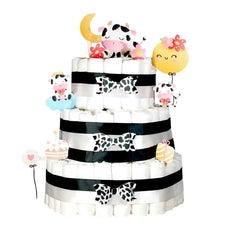 Celebration Cow Diaper Cake Kit - MyDiaperCake