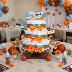 Dino Basketball Diaper Cake Kit MyDiaperCake