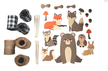 Forest Animal Diaper Cake Kit - MyDiaperCake