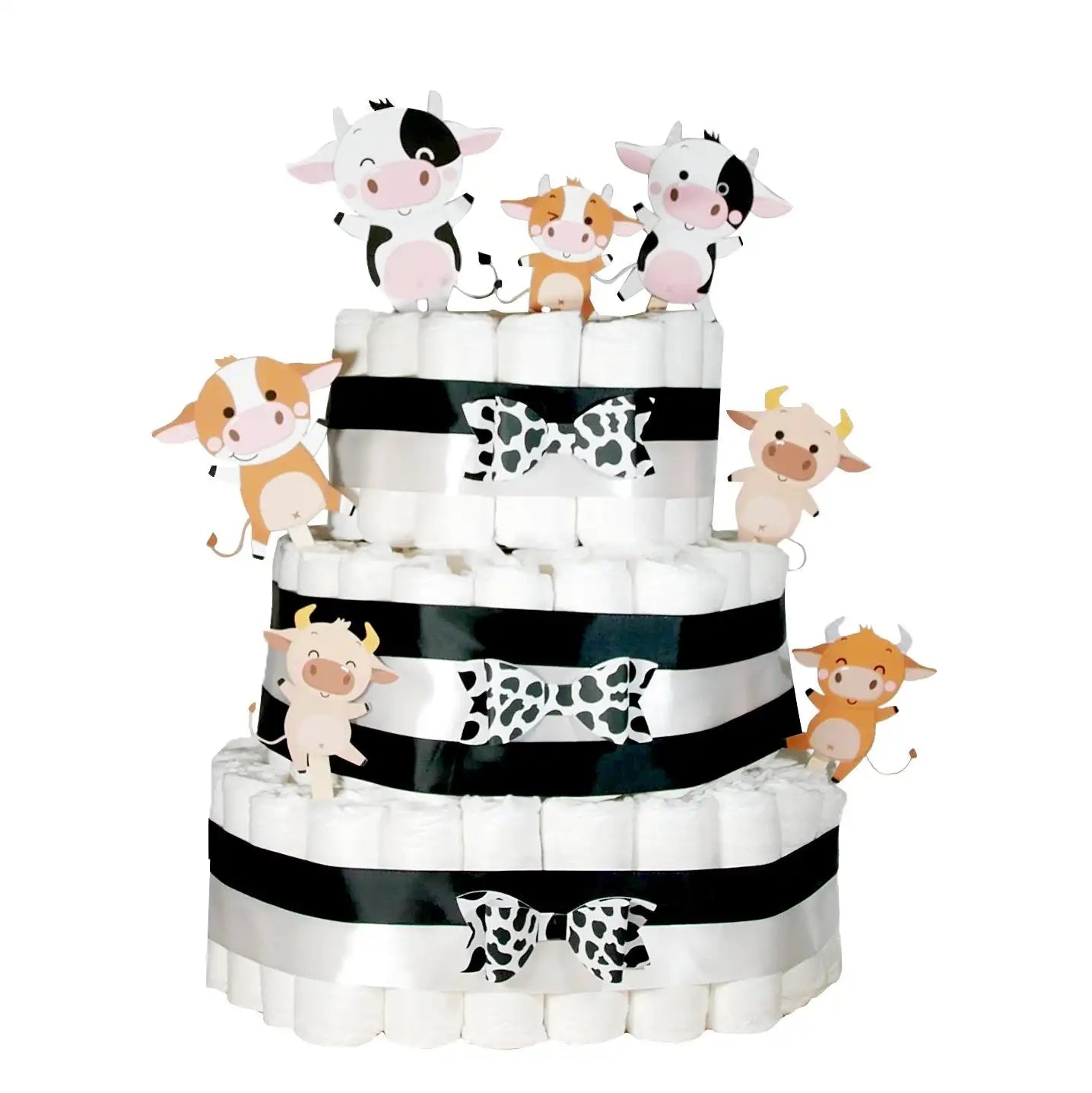 Holy Cow Diaper Cake Kit - MyDiaperCake