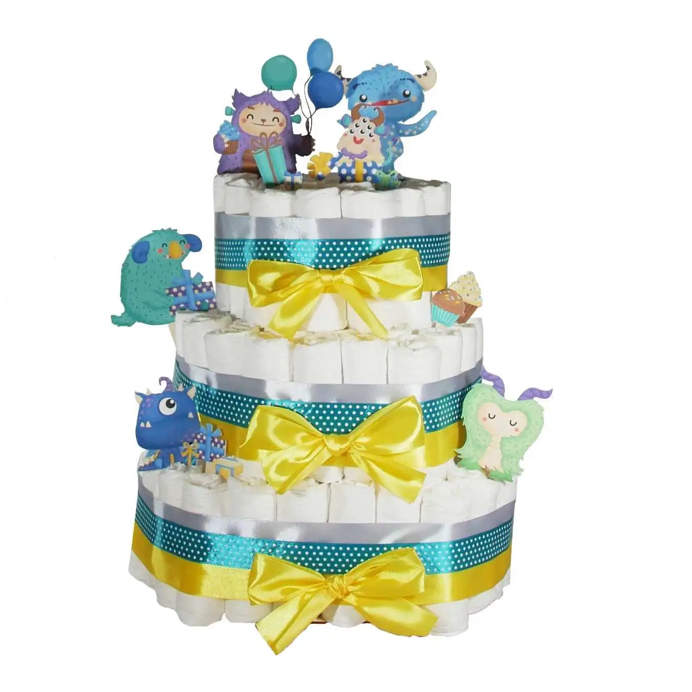 Monster Diaper Cake Kit - MyDiaperCake